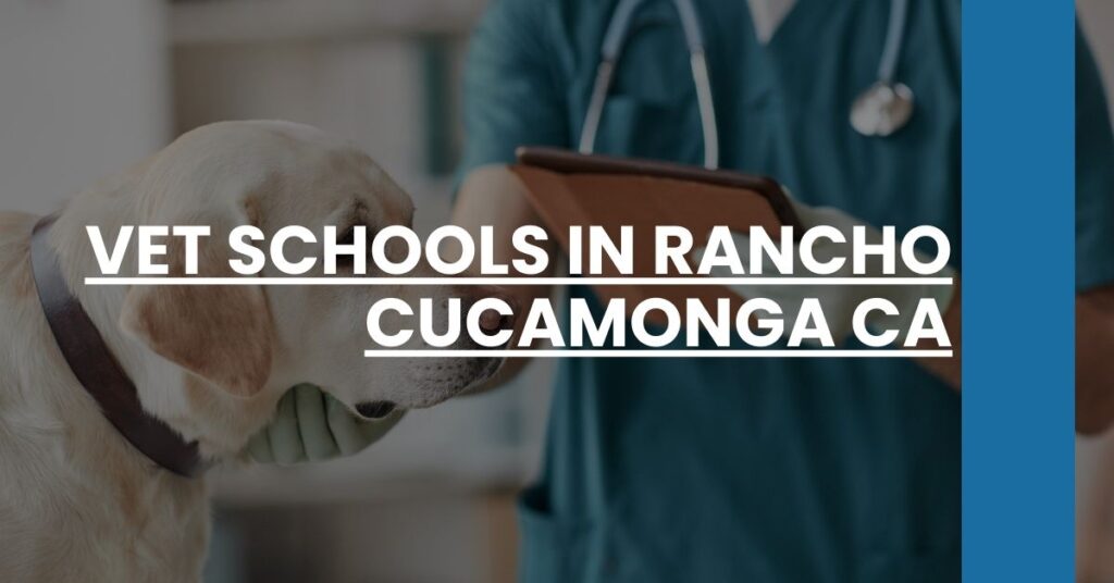 Vet Schools in Rancho Cucamonga CA Feature Image